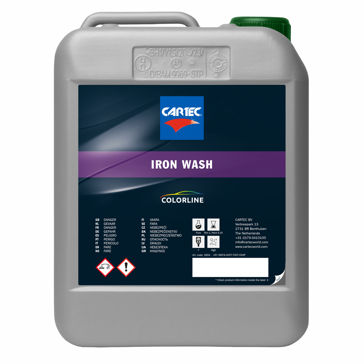 Iron Wash - Flygrostborttagning