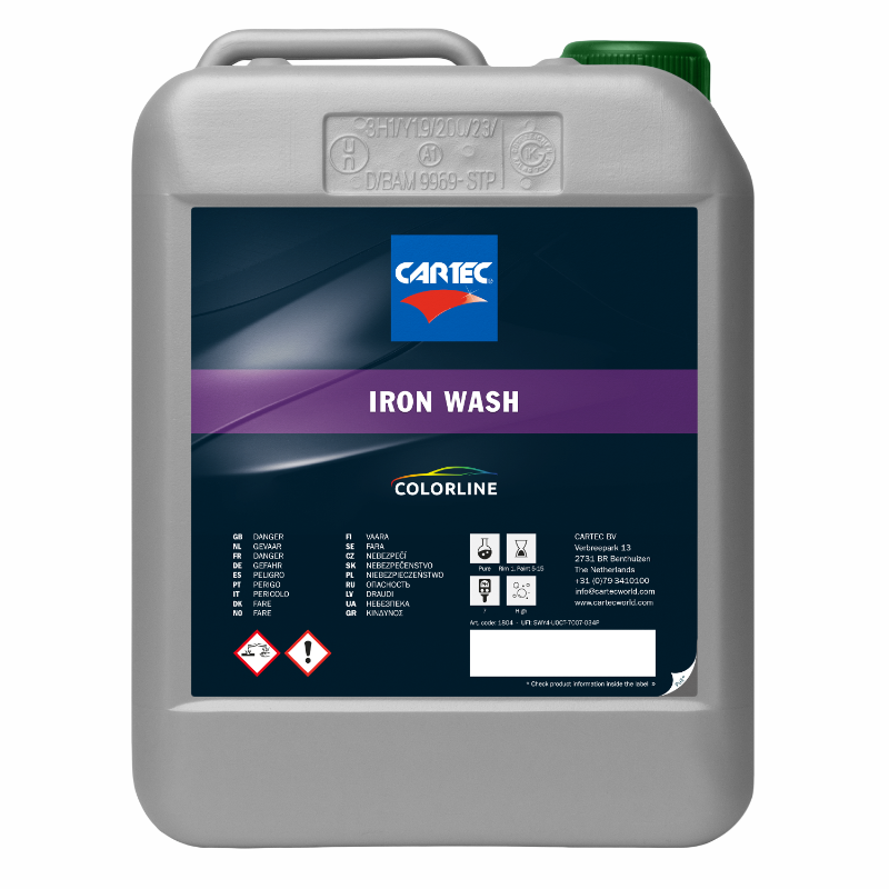 Iron Wash - Flygrostborttagning