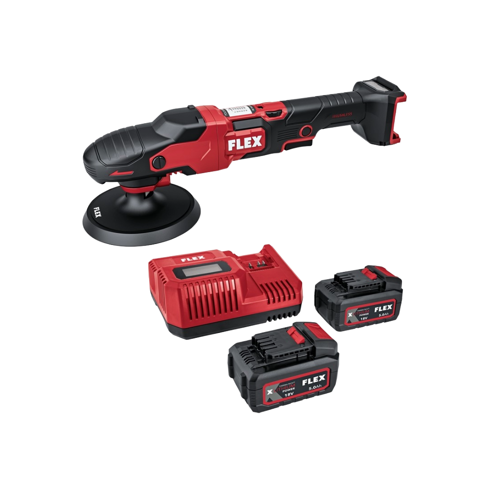FLEX PE 2 18-EC Set – Batteridriven Roterande Polermaskin (18V)