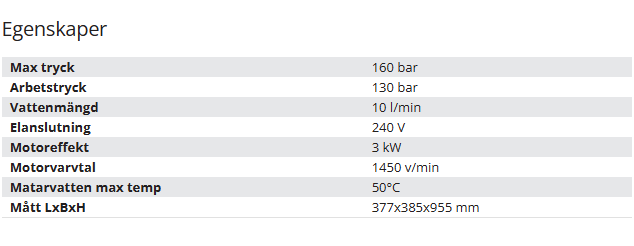 Högtryckstvätt Idrop AR3-10.16CMH