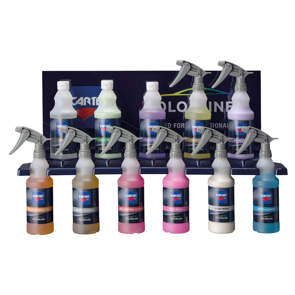 Colorline Startpaket – Komplett kit med Professionella Bilvårdsprodukter (12 x 500 ml)